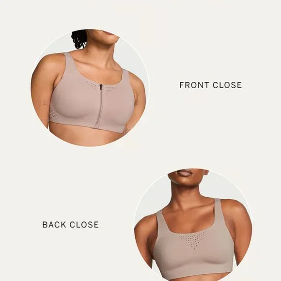 NWOT VICTORIA'S SECRET VSX Featherweight Max™ Sports Bra Gray Grey 32DDD / 32F - Picture 5 of 9